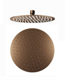 Overhead shower Flat Round 25cm Copper