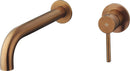 Wastafelmengkraan Sirio Inbouw 23,5cm Koper