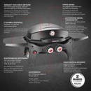 GasBBQ Landmann Pantera 2.0 Barbecue portable Noir