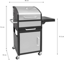 Charcoal BBQ Grillchef by Landmann Silver Wagon Silver | Black