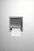 Built-in toilet roll holder Gun metal stainless steel by L'Aqua®