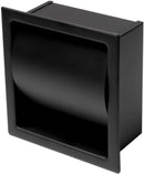 Built-in toilet roll holder stainless steel matt black by L'Aqua®