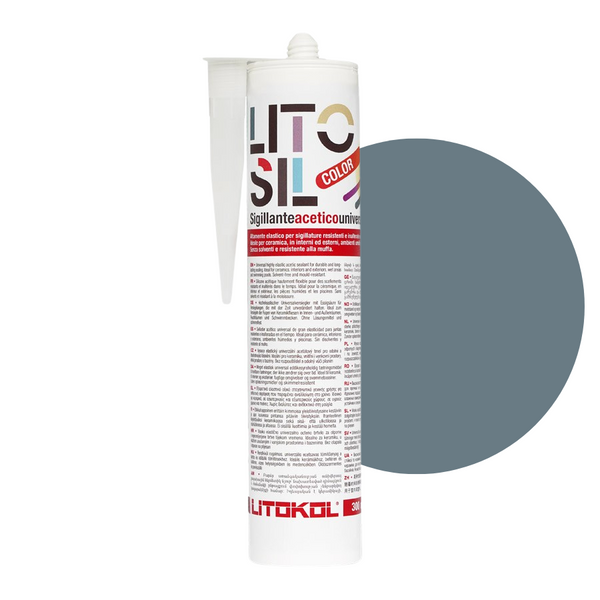 Litokol Litosil silicone sealant 300ml Blue 2