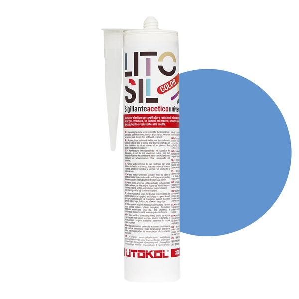 Litokol Litosil voegkit 300 ml Blue 4