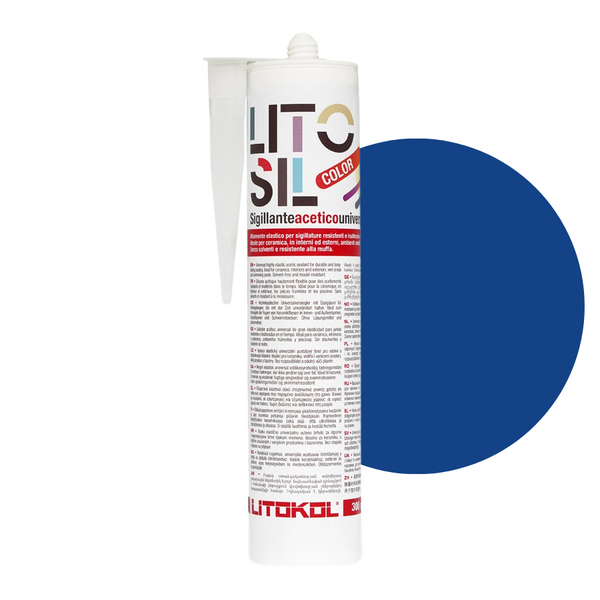 Litokol Litosil voegkit 300 ml Blue 6