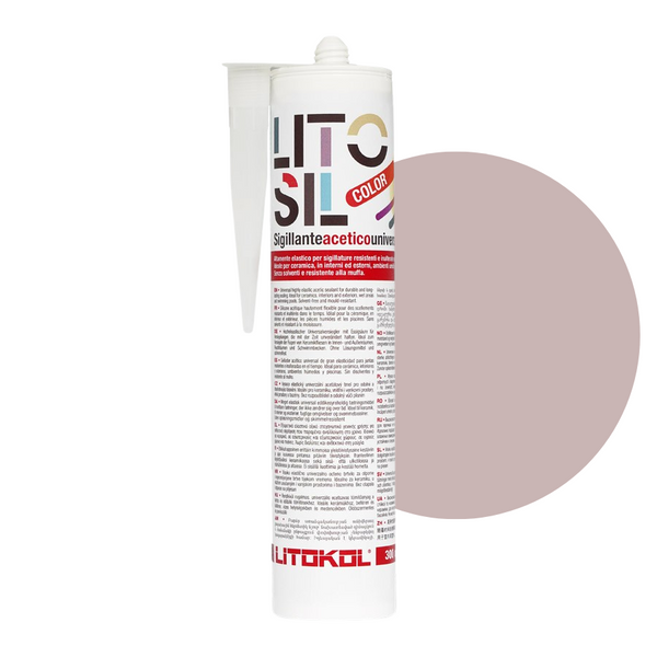 Litokol Litosil mastic silicone 300ml Rose 1