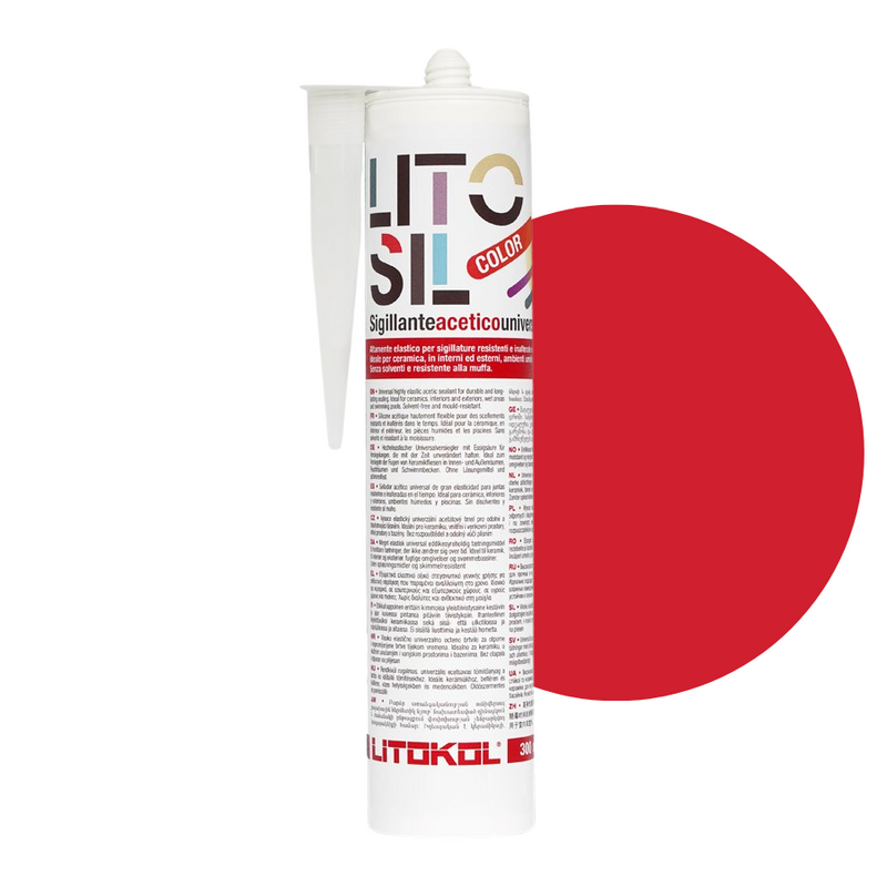 Litokol Litosil voegkit 300 ml Red 1