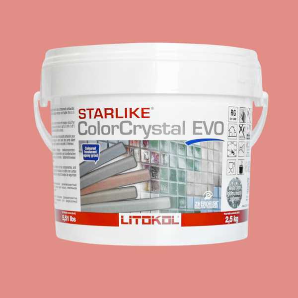 Epoxy voegmiddel Litokol STARLIKE® EVO ColorCrystal 830 rosa kyoto 2,5 kg