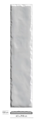 Wall tile Monpelli Blue Mix 6.5x29.8 cm Rectangle – Ceramic Gloss Rectified – Mediterranean Blue tones