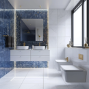 Mosaic Blue mix 29.5 x 29.5 cm bo.005