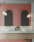 Wandtegel Nolita Burdeos 6,5x20 cm Porselein Glans – Bordeaux