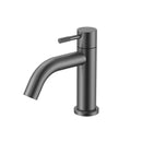 Stria koudwaterkraan, hendel met verfijnde ribbelstructuur, zonder afvoerplug – Gunmetal (PVD)