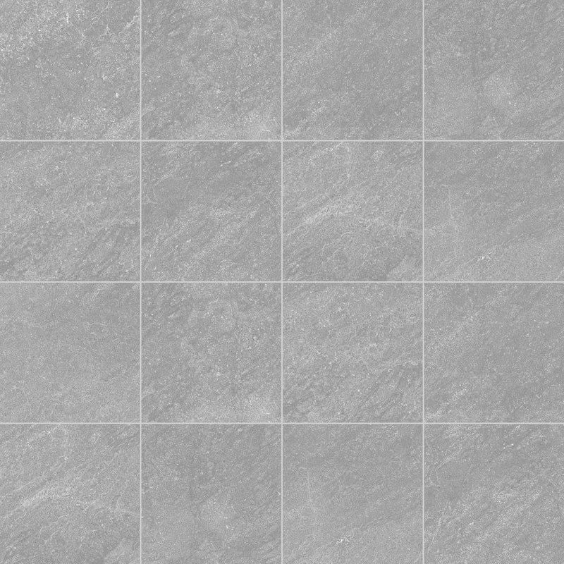 Garden tile Vesuvio ash 60x60x2 cm