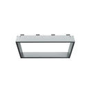Opbouwnis voor douchewand, 4 Handdoekhaken, aluminium, 60 × 30 × 8 cm – Glanzend aluminium