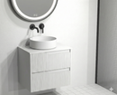 bm Soho 60 white 2 drawer-worktop-surface washbasin matt white