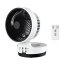 Ventilateur de table Coolboy Trend 25 cm - Ventilateur avec télécommande | 3 vitesses, minuterie 7 heures et oscillation à 180 degrés
