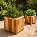 Storm Plantenbak Vierkant 40x40 cm Naturel Geolied Acaciahout FSC