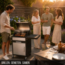 CharcoalBBQ Grillchef par Landmann Silver Wagon Silver | Noir