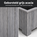 Storm Plantenbak Vierkant 40x40 cm Grijs Acaciahout FSC