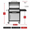 CharcoalBBQ Grillchef par Landmann Silver Wagon Silver | Noir