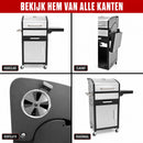 CharcoalBBQ Grillchef par Landmann Silver Wagon Silver | Noir
