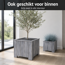 Storm Plantenbak Vierkant 40x40 cm Grijs Acaciahout FSC