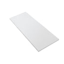 Wonda Tablet voor wastafelonderkast, zonder Kraan- en afvoergat, kunstmarmer, 120 × 1,2 × 52,5 cm – Mat wit