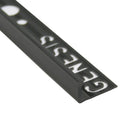 Profilé pour carrelage Droit Noir PVC 12 mm 250 cm ESP120.16
 par Genèse