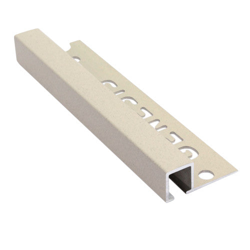 Profilé pour carrelage Carré couleur Sable Aluminium 10 mm 270 cm TDP107.425 de Genesis