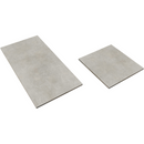 Ceramic Garden Tile Ark Silver 60x120x2 cm Rectangle - Matte Frost-resistant - Outdoor Tile Gray