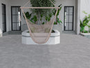 Ceramic Garden Tile Ark Silver 60x120x2 cm Rectangle - Matte Frost-resistant - Outdoor Tile Gray