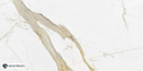 Floor Tile Gold Calacatta White 60x120 cm Rectangle – Porcelain Lappato Rectified – Marble Look