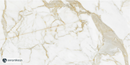 Floor Tile Gold Calacatta White 60x120 cm Rectangle – Porcelain Lappato Rectified – Marble Look