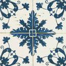Nikea Sephia Grey Floor Tile 20x20 cm Square - Matt Porcelain - Victorian &amp; Moroccan Pattern Tile R10