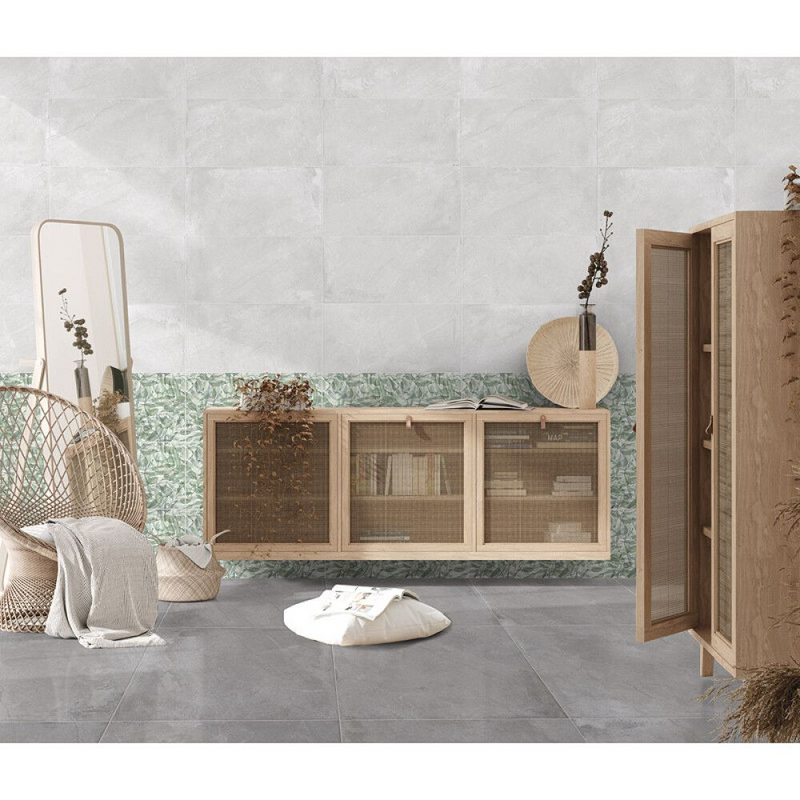 Floor tile Flora Marble Silver 30x60 cm rectified