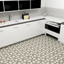 Floor tile Kashba KB2 Flower Decor Blue-Gray 20x20 cm