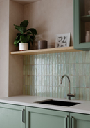 Carrelage mural Deco Artis Salvia 32x62,5 cm Rectangle – Porcelaine Brillante – Effet Aquarelle