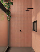 Carrelage mural Deco Lingot Corail 32x62,5 cm Rectangle - Porcelaine Semi-brillante Antigel - Teinte Terre Cuite Chaude