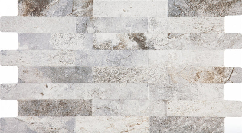 Wall tile Farilya Interlock Concrete 25x45 cm matt