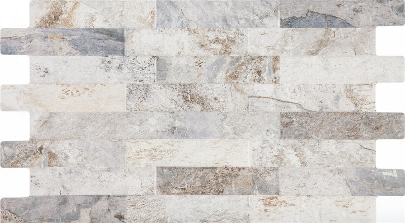 Wall tile Farilya Interlock Concrete 25x45 cm matt