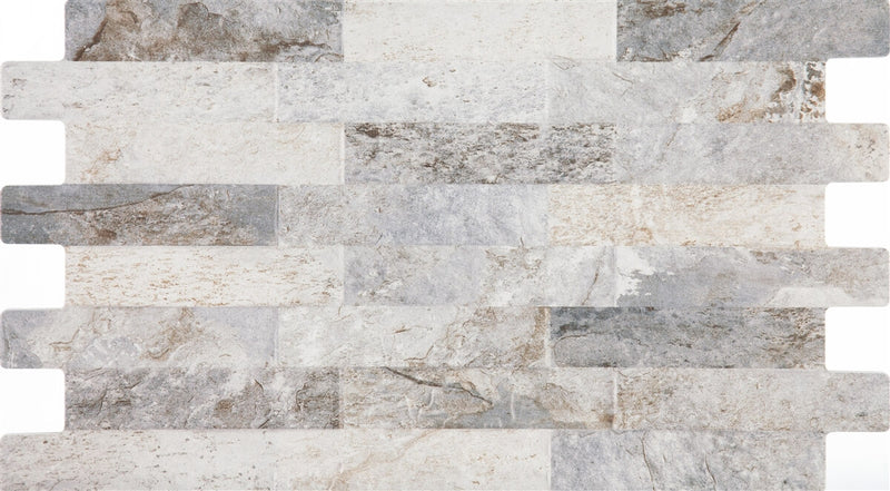 Wall tile Farilya Interlock Concrete 25x45 cm matt