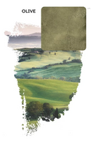 Carrelage mural Monpelli Olive Mix 6,5x29,8 cm Rectifié - Céramique Brillante - Nuances vert olive