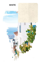 Carrelage mural Monpelli White Mix 6,5x29,8 cm Rectangle - Céramique Brillant Rectifié - Blanc Naturel