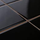 Wall tile Black 10x10 cm gloss
