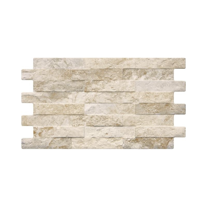 Wandtegel Farilya interlock grey-creme 25 x 45 cm