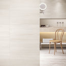 Carrelage mural Habitat Pearl HB01R 34x66,5 cm Rectangle – Céramique mate rectifiée – Ivoire neutre