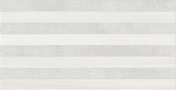 Wandtegel Habitat Stripe Pearl HB03R 34x66,5 cm Rechthoek – Keramiek Mat Gerectificeerd – Gestreept Parelwit