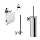 Wiesbaden Alonzo Toiletaccessoireset Chroom 4-delig – Wandmontage