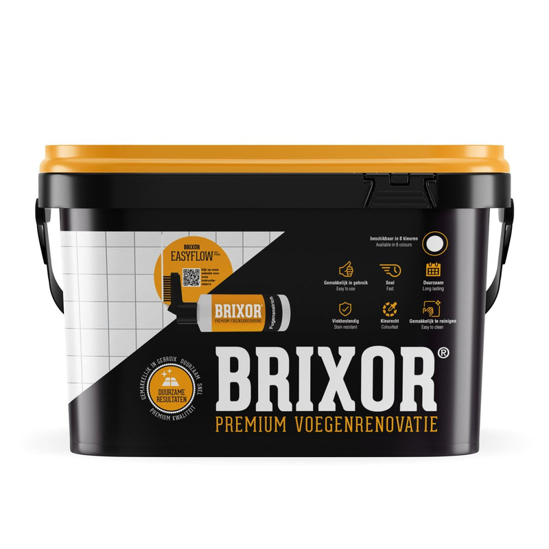 Brixor Voegrenovatie Set premium B-06 Grijs 1,3 kg -