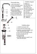 Fauna Chrome washbasin tap by L'Aqua®